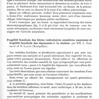0095 - Page 47 - Société de neurologie de Paris. Séance du 2 juillet 1936. Communications. Etudes piézographiques des réflexes tendineux et périostés à l'état normal et pathologique, par MM. H. Baruk, R. Rossano et D. M. Gomez / Fragilité familiale des fibres radiculaires sensitives moyennes et fragilité familiale des téguments à la chaleur, par MM. L. Rimbaud et R. Lafon...