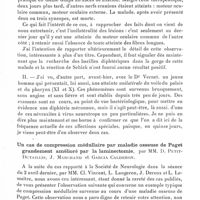 0119 - Page 71 - Société de neurologie de Paris. Séance du 2 juillet 1936. Communications. Polioencéphalite subaiguë du tronc cérébral. Atteinte unilatérale de dix paires crâniennes, par MM. Monier-Vinard et Brunel / Un cas de compression médullaire par maladie osseuse de Paget grandement amélioré par la laminectomie, par MM. D. Petit-Dutaillis, J. Marchand et Garcia Calderon