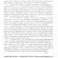 0216 - Page 168 - Analyses. Neurologie. Études générales. Bibliographie. Mir-Sepassy (Abdol-Hossein). Les caractères dits hystéroïdes des crises oculogyres diencéphaliques et leur signification physio-pathologique..., Bosc, édit., Lyon, 1935 / Wohlfart (Snorre) et Wohlfart (Gunnar). Recherches histologiques concernant les atrophies musculaires progressives (Mikroskopische Untersuchungen an progressiven Muskelatrophien). Acta medica Scandinavica...