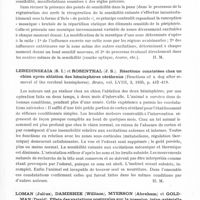 0711 - Page 663 - Analyses. Neurologie. Études générales. Physiologie. Golmann (S. W.). Enrayement et extinction des phénomènes sensitifs. Points sensitifs particuliers de la peau. L'Encéphale... / Lebedinskaia (S. I.) et Rosenthal (J. S.). Réactions constatées chez un chien après ablation des hémisphères cérébraux (Reactions of a dog after removal of the cerebral hemispheres). Brain... / Loman (Julius), Dameshek (William), Myerson (Abraham) et Goldman (David). Effets des variations posturales sur la pression intra-artérielle du sang chez l'homme. I. Pression intracarotidienne, intra-humérale et intra-fémorale chez des sujets normaux. II. Pression intracarotidienne dans l'artériosclérose au cours de la syncope et après emploi de substances vaso-dilatatrices (Effect of alteration in posture on the intra-arterial blood pressure in man. I. Pressure in the carotid, brachial and femoral arteries in normal subjects. II. Pressure in the carotid artery in arteriosclerosis, during syncope and after the use of vasodilator drugs). Archives of Neurology and Psychiatry...