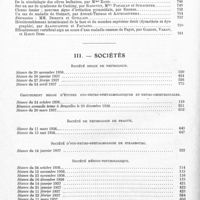 0008 - Page 4 - Revue neurologique. Tables du tome 67. Année 1937 - 1er semestre. II. Société de neurologie de Paris / III. Sociétés
