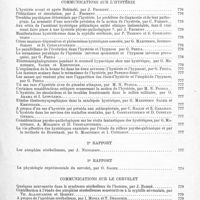 0009 - Page 5 - Revue neurologique. Tables du tome 67. Année 1937 - 1er semestre. IV. Congrès