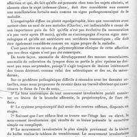 0150 - Page 98 - Société de neurologie de Paris. Séance du 7 janvier 1937. Communications. Sur l'adjonction à l'ostéopsathyrose héréditaire de deux nouveaux signes : tympans bleus et amyotrophie diffuse, par MM. L. Cornil, J. Berthier et A. Sild / Le réflexe psycho-galvanique chez les parkinsoniens postencéphalitiques, par MM. G. Marinesco, J. N. Jonesco-Sisesti et L. Copelman