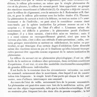 0160 - Page 108 - Société de neurologie de Paris. Séance du 7 janvier 1937. Addendum à la séance précédente. Réflexe de sursaut chez deux enfants atteints d'encéphalopathie congénitale, par M. P. R. Bize