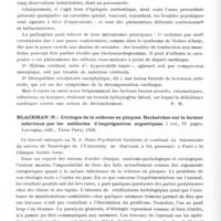 0580 - Page 532 - Analyses. Neurologie. Études générales. Bibliographie. Petit (H.). L'enfance misérable. Thèse de médecine, Nancy, 1935-1936... / Castier (Michel). Contribution à l'étude de l'épilepsie cardiaque. Thèse, Nancy, 1936-1937... / Blackman (N.). Etiologie de la sclérose en plaques. Recherches sur le facteur infectieux par les méthodes d'imprégnation argentiques... Lavergne, édit., Thèse Paris, 1936