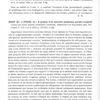 0596 - Page 548 - Analyses. Neurologie. Études spéciales. Cerveau (Lésions). Guimaraes (Oswaldo H. de Souza). Un cas de porencéphalie primitive (Un caso de porencephalia primitiva). Boletin da Secretaria geral de Saude e Assistencia... / Hoff (H.) et Pötzl (O.). A propos d'un nouveau syndrome pariéto-occipital (Ueber ein neues parieto occipitales Syndrom). Jahrbücher für Psychiatrie und Neurologie...