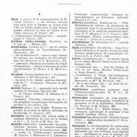 0012 - Page 6 - Tables du tome 73. Année 1941. VI. Table alphabétique des matières