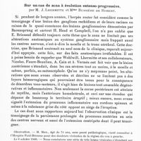 0219 - Page 177 - Société de neurologie de Paris. Séance du 3 avril 1941. Recherches expérimentales sur le mécanisme d'action de la cure de Sakel, par MM. Paul Cossa, Bougeant, Daumas, Massimily et Martin... / Sur un cas de zona à évolution extenso-progressive, par M. J. Lhermitte et Mme Bussière de Robert