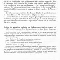 0310 - Page 268 - Société de neurologie de Paris. Séance du 15 mai 1941. Démonstration de tracés électro-encéphalographiques d'épileptiques, par A. Baudouin / Action du ganglion stellaire sur l'électro-encéphalogramme, par MM. Ivan Bertrand, Jean Gosset, Lacape et Mme Godet-Guillain