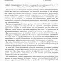 0519 - Page 477 - Analyses. Neurologie. Études générales. Bibliographie. Follin (Sven). Epilepsie et psychoses discordantes... Arnette, édit., Paris, 1941 / Villey-Desmeserest (R. H. J.). Les sympathomes embryonnaires... Thèse, Paris, 1941