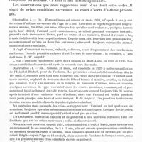 0645 - Page 603 - Société de neurologie de Paris. Séance du 4 décembre 1941. Résultat éloigné d'une anastomose hypoglosso-faciale : inadaptation des centres, par Georges Bourguignon / Crises d'épilepsie au cours d'accès d'asthme, par Pasteur Vallery-Radot et Pierre Blamoutier