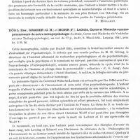 0694 - Page 652 - Analyses. Neurologie. Études générales. Bibliographie. Krause (F.) revisé par Lysholm (E.), Olivecrona (H.) et Ostertag (B.). Chirurgie spéciale des affections de l'encéphale. Troisième tome (Spezielle Chirurgie der Gehirnkrankheiten. III Band)... Ferdinand Enke édit., Stuttgart, 1941... / Ostertag (B.). Anatomo-pathologie des processus néo-formatifs intracaniens (Pathologie der raumfordernden Prozesse des Schädelbinenraums)... Ferdinand Enke édit., Stuttgart, 1941... / Döhl (Ilse), Graber (G. H.) et Mohr (F.). Leibniz, Carus et Nietzche comem précurseurs de notre infrapsychologie (Leibniz, Carus und Nietzche als Vorläufer unserer Tiefenpsychologie)... S. Hizel édit., Leipzig, 1941...