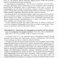 0697 - Page 655 - Analyses. Neurologie. Études générales. Bibliographie. L'hypothalamus et les niveaux centraux de la fonction autonome (The hypothalamus and central levels of autonomic function)... The Williams and Wilkins Company, Baltimore, 1940... / Couteaux (R.). Recherches sur l'histogénèse du muscle strié des mammifères et la formation des plaques motrices. Thèse Paris, 1941, et Bulletin biologique...