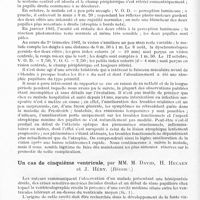 0062 - Page 32 - Société de neurologie de Paris. Séance du 4 février 1943. Névrite optique bilatérale survenue à la 23e année de l'évolution d'une maladie de Friedreich, par MM. L. Rouquès et J. Voisin / Un cas de cinquième ventricule, par MM. M. David, H. Hecaen et J. Héry (Résumé)
