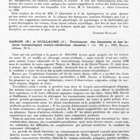 0124 - Page 94 - Analyses. Neurologie. Études générales. Bibliographie. J. Lhermitte et J. de Ajuriaguerra. Psychopathologie de la vision..., Masson et Compagnie éditeurs, Paris 1943... / Garcin (R.) et Guillaume (J.). Traitement des blessures et des lésions traumatiques cranio-cérébrales récentes..., 1942, Masson éditeur...