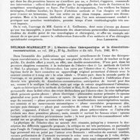 0125 - Page 95 - Analyses. Neurologie. Études générales. Bibliographie. Garcin (R.) et Guillaume (J.). Traitement des blessures et des lésions traumatiques cranio-cérébrales récentes..., 1942, Masson éditeur... / Delmas-Marsalet (P.). L'électro-choc thérapeutique et la dissolution reconstruction..., Baillière et fils édit. Paris. 1943...