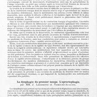 0174 - Page 144 - Société de neurologie de Paris. Séance du 6 mai 1943. Les syndromes de rigidité du vieillard. Le syndrome de Foerster. La myosclérose rétractile, par MM. J. Lhermitte, de Ajuriaguerra et M. Hecaen / La dysphagie du premier temps. L'apractophagie, par MM. J. Lhermitte et Nemours-Auguste
