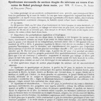 0320 - Page 290 - Société de neurologie de Paris. Séance du 4 novembre 1943. Etude anatomo-clinique d'une oxycéphalie, par MM. H. Roger, J. F. Paillas, P. Guillot, P. Mouren... / Syndromes successifs de section étagée du névraxe au cours d'un coma de Sakel prolongé deux mois, par MM. P. Cossa, R. Agid et Dalaise...