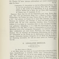 0410 - Page 386 - Revue bibliographique. I. Histoire de la médecine. Italie. N. R. d’Alfonso. La psicologia nel sistema delle scienze. Roma, Societa editrice Dante Alighieri / Carbonelli, J., Traité de l’art des accouchements par François Rossi. 1796—99. Fragments d’après le Ms. inédite de la Bibliothèque de la R. Accademie des Sciences. Publiée par le Profr. Dr. etc. Turin 1902. Imprimerie J. H. Cassoue suce. J. Candeletti. II. 50 / II. Géographie medicale. Amérique. La fievre jaune en Europe
