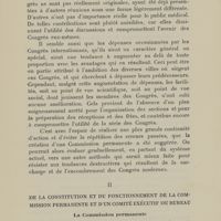 0033 - Page 31 - II. De la constitution et du fonctionnement de la Commission permanente et d'un Comité exécutif ou Bureau. La Commission permanente