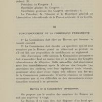 0034 - Page 32 - III. Fonctionnement de la Commission permanente. Bureau de la Commission permanente