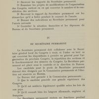 0035 - Page 33 - Fonctionnement du Bureau. IV. Du Secrétaire permanent