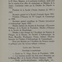 0015 - Page 13 - Liste des travaux. Sociologie et psychologie