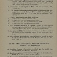 0022 - Page 20 - II. Travaux critiques, Notices, Ouvrages, Revues et Rapports