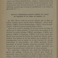 0046 - Page 4 - Alcools aliphatiques saturés retirés de l'huile de Cachalot et du blanc de baleine