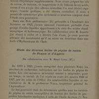 0054 - Page 12 - Etude des diverses huiles de pépins de raisin de France et d'Algérie