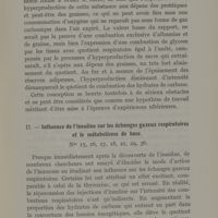 0023 - Page 21 - II. - Influence de l'insuline sur les échanges gazeux respiratoires et le métabolisme de base
