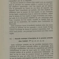 0038 - Page 36 - III. - Nouvelle technique d'inscription de la pression artérielle chez l'animal