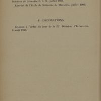 0008 - Page 6 - 3° Récompenses universitaires / 4° Décorations