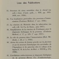 0003 - Page sans numérotation - II. Liste des Publications