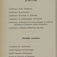 0006 - Page sans numérotation - Enseignement. Sociétés savantes