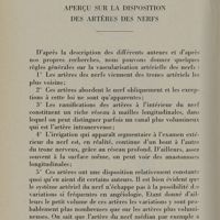 0034 - Page 40 - Aperçu sur la disposition des artères des nerfs