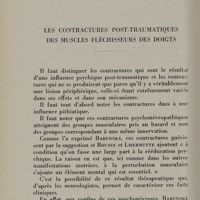 0068 - Page 74 - Les contractures post-traumatiques des muscles fléchisseurs des doigts