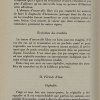 0086 - Page 92 - Evolution des troubles. II. Période d'état. Céphalée