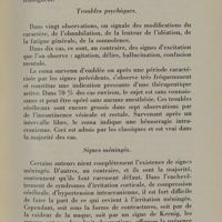 0087 - Page 93 - Troubles psychiques. Signes méningés