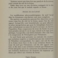 0094 - Page 100 - Atteinte du nerf facial. Signes locaux