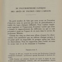 0131 - Page 137 - Du polymorphisme clinique des abcès du poumon chez l'adulte