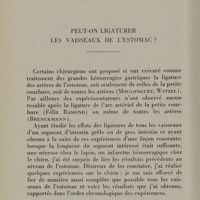 0210 - Page 216 - Peut-on ligaturer les vaisseaux de l'estomac ?