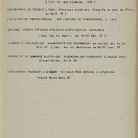 0013 - Page sans numérotation - Liste des travaux complémentaires (dactylographié)