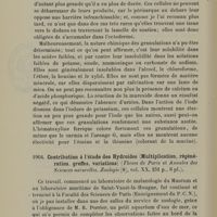 0014 - Page 12 - Contribution à l'étude des Hydroïdes (Multiplication, régénération, greffes, variations)