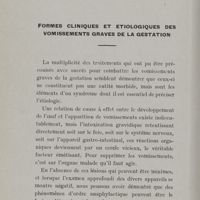 0012 - Page 10 - Formes cliniques et étiologiques des vomissements graves de la gestation