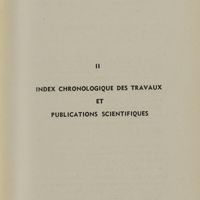 0015 - Page 13 - II. Index chronologique des travaux et publications scientifiques