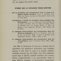 0038 - Page 36 - Etudes sur le chimisme hémo-méningé