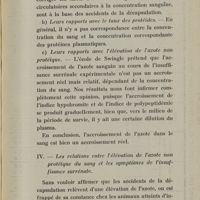 0053 - Page 51 - IV. - Les relations entre l'élévation de l'azote non protéique du sang et les symptômes de l'insuffisance surrénale