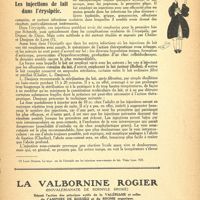 0057 - Page 7 - Revue thérapeutique. Les injections de lait dans l'érysipèle