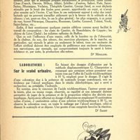 0005 - Page 3 - Chronique scientifique. La stimulation du travail intellectuel [Dr. Moulins] / Laboratoire. Sur le scatol urinaire [Dr. Saget]